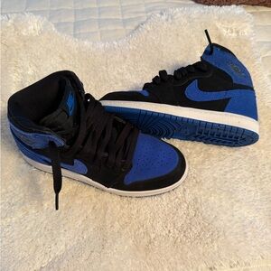 Nike Black and Blue Sneakers